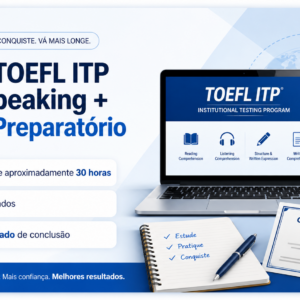 Teste TOEFL ITP sem speaking + Curso Preparatório